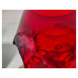 Viking Ruby Red Georgian Honeycomb Large Glasses