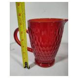 Villeroy & Boch Boston Red Plates, Bowls, Pitcher & Serving Platter