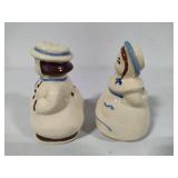 Shawnee Pottery - Dutch Boy & Girl Large Salt & Pepper Shakers
