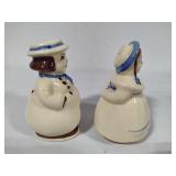 Shawnee Pottery - Dutch Boy & Girl Large Salt & Pepper Shakers