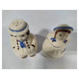 Shawnee Pottery - Dutch Boy & Girl Large Salt & Pepper Shakers