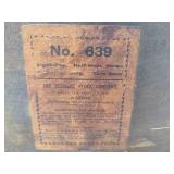 Sessions No. 639 Eight Day Mantel Clock