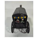 Cast Iron Amish Family Horse & Buggy