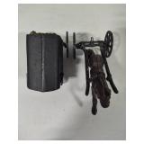 Cast Iron Amish Family Horse & Buggy