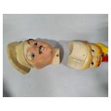 Vintage Chalkware String Holders