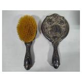 Vintage Comb & Mirror Matching Set