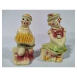 Shawnee Pottery - Swiss Boy & Girl Salt & Pepper Shakers