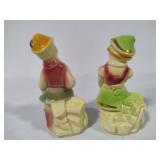 Shawnee Pottery - Swiss Boy & Girl Salt & Pepper Shakers