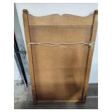 Large Wood Hanging Mirror