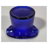 Cobalt Blue Top Hat Ashtray