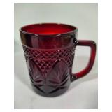 Luminarc Ruby Red Glass Coffee Mugs (24)