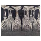 Gorham "Lady Anne" Crystal Goblets/Wine Glasses (12)