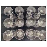 Gorham "Lady Anne" Crystal Goblets/Wine Glasses (12)