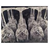 Gorham "Lady Anne" Crystal Goblets/Wine Glasses (12)