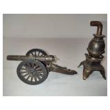 Durham Industries Die-Cast Metal Pot Belly Miniatures - Some with Pencil Sharpener