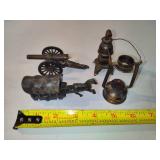 Durham Industries Die-Cast Metal Pot Belly Miniatures - Some with Pencil Sharpener