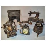 Durham Industries Die-Cast Metal Pot Belly Miniatures - Some with Pencil Sharpener