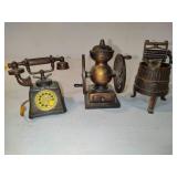 Durham Industries Die-Cast Metal Pot Belly Miniatures - Some with Pencil Sharpener