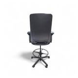 Steelcase Leather Executive Drafting Stool Retails for $1800