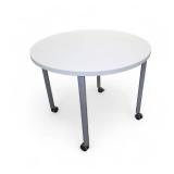 Round Table on Wheels 36x29