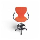 Orange Drafting Chair