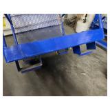 T & S Equipment Company - Material Handling Lift Truck Safety Cage Forklift Lift Basket Work Platform with Harness & Safety Tether