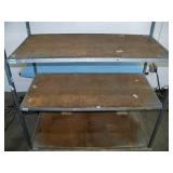 4-Shelf Metal Warehouse Mobile Rack / Cart
