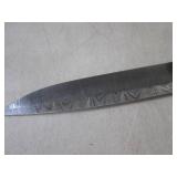(FS) 14" Damascus Blade Knife...