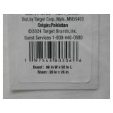 Twin/Twin XL 2pc Heritage Solid Duvet Cover Set White - Cannon