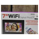 Sylvania WiFi 7 inch Digital Photo Picture Frame Black
