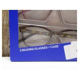 Foster Grant +2.50 Fashion Reading Glasses 3-Pack