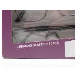 Foster Grant Metal Reading Glasses +1.50