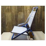 Sun Squad Low-Profile Compact Beach Chair Blue