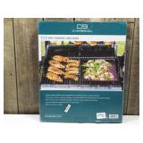 Char-Broil Carbon Steel Heat-Resistant Griddle Stone Grill Topper Silver