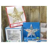 Lot of Christmas Star Tree Toppers