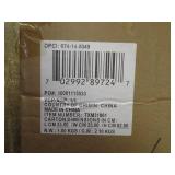 Metal Table Lamp with Pleated Plaid Shade Black - Threshold