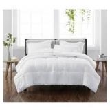Twin/Twin XL 2pc Heritage Solid Duvet Cover Set White - Cannon