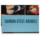 Char-Broil Carbon Steel Heat-Resistant Griddle Stone Grill Topper Silver