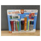 Back to School Essentials 42-Piece Stationery Set - Brand New
