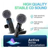 2 Piece Wireless Lavalier Android Nose Canceling Microphone Set - Brand New