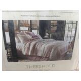 Threshold King Comforter Set Mauve 8-Piece - Brand New *A