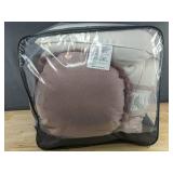 Threshold King Comforter Set Mauve 8-Piece - Brand New *A