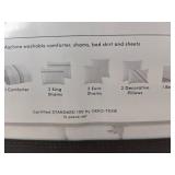 Delphi 12-Piece Comforter & Sheet Set King - Brand New *A