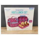 Bentgo Kids Snap & Go Rainbow Butterfly Lunch Set - Brand New