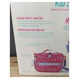 Bentgo Kids Snap & Go Rainbow Butterfly Lunch Set - Brand New