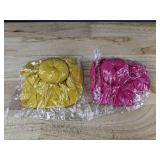 5 Pack Baby Turban Hats Donut Caps, Assorted Colors - Brand New