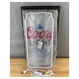 Coors Light LED Neon Beer Can Sign - Brand New