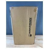 Wakeman Outdoors Mummy Adult Cold Weather Gray Sleeping Bag Rated to 25°F, Waterproof with Drawstring Hood, Camping Equipment - Brand New