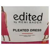 Edited by Remi Bader Pleated Dress XS Pink - Brand New