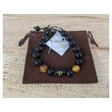 Bonny Boxx Black and Brown Beaded Adjustable Bracelet - Brand New